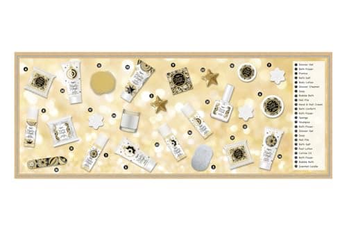 Accentra – Adventskalender Beauty WINTER MAGIC für Frauen mit 24 Wellness & Körperpflege Produkten – 3D Weihnachtskalend