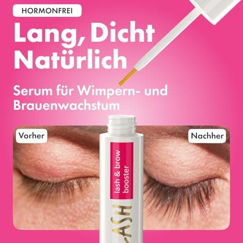 Wimpernwachstumsserum für längere dicke vollere Wimpern - natürliches Serum - 3 ml - Augenbrauenförderung