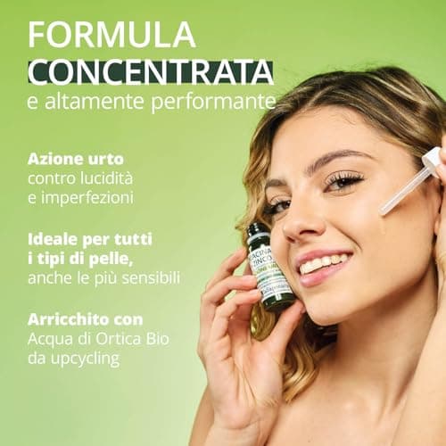 La Saponaria Niacinamid + Zink Anti-Alterungscreme für Fettige Haut mit Aknen und Vergrößerten Poren 30ml