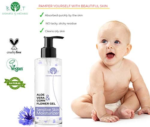100% Reines Aloe Vera Gel für Gesicht und Körper - Feuchtigkeitscreme direkt aus Lanzarote Spanien - Trockene Haut leic