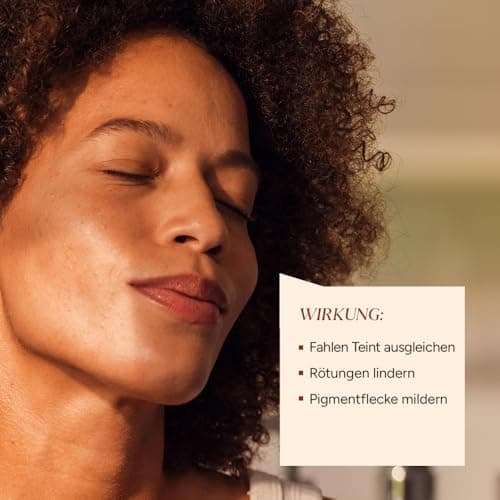 JUNGLÜCK Vitamin C Serum Gesicht Sensitiv - Anti Alterungs Serum zur Light Therapy, Lichtbedingte Alterungsprozesse stop
