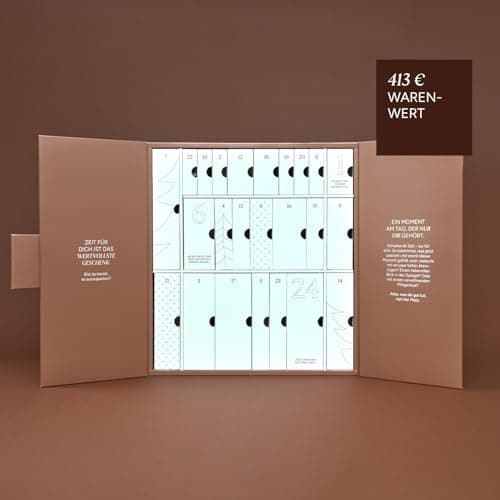 JUNGLÜCK Premium Adventskalender 2025 -beautiful Weihnachtskalender für jede Hautart - 24 Wohlfühlmomente im Gesamtwert