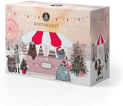 Ankerkraut "der Lütte" Adventskalender 2025 für Frauen, Männer und die ganze Familie, 24 Türchen zum Öffnen, Gewürze-Ide