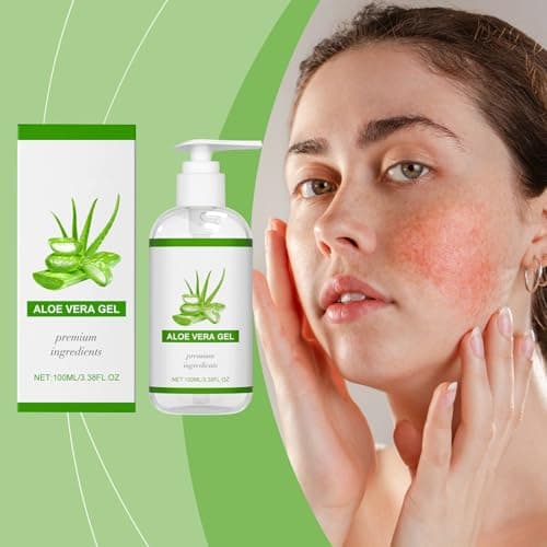 Aloe Vera Gel Bio für Gesicht und Körper - Beruhigende Feuchtigkeitscreme After Sun, 100ml
| 100% Rein Aloe Vera Gel Bi