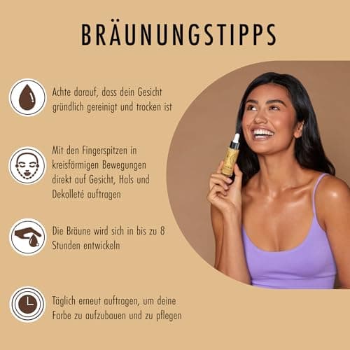 ST. MORITZ Selbstbräuner Face Mist - Für ein sanftes Bronzieren des Gesichts, ideal für tägliche Verwendung - Mit Pflanz