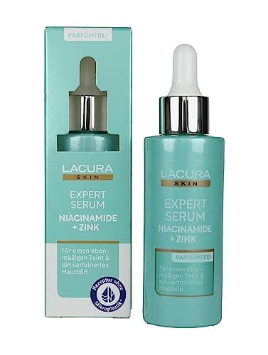 Lacura Skin Expert Serum Niacinamide+Zink für reife Haut im Abendroutine
| Lacura Skin Expert Serum Niacinamide+Zink fü