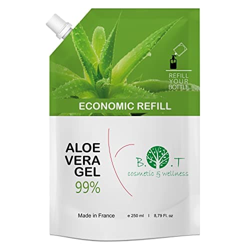 100% Reines Aloe Vera Gel für Gesicht und Körper - Feuchtigkeitscreme direkt aus Lanzarote Spanien - Trockene Haut leic