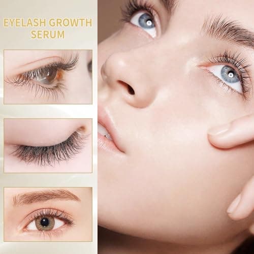 Wimpernwachstumsserum Augenbrauen Serum 5ML - Für Längeres, Dickeres, Volleres Wachstum mit langanhaltender Wirkung