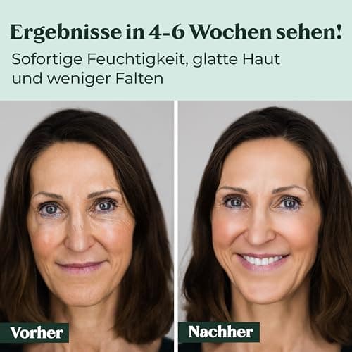 Cosphera Hyaluron Performance Creme 50 ml - vegane Antialterungstages- undNightcreme für Gesicht und Hals - stark dosier