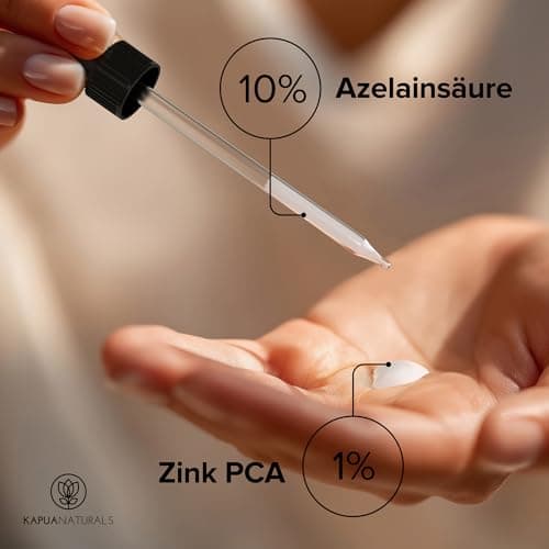 BIO Azelainsäure Serum Hochdosiert für Unreine und Sensible Haut • 100ml • Klärendes Serum mit Azelaic Acid, Panthenol