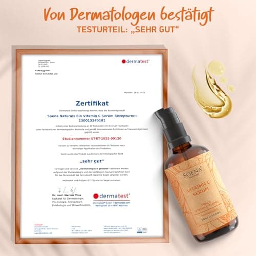 BIO Retinol Serum Hochdosiert für Faltenvernunfuss Gegen Falten mit Retinal + 7 Power Wirkstoffe