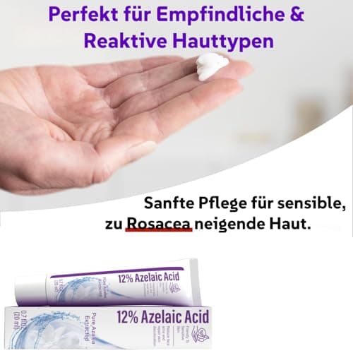 Azelainsäure Serum 12% für reife Haut mit Hyaluronsäure & Niacinamid
| Azelainsäure Serum 12% gegen Unreinheiten & Rötu