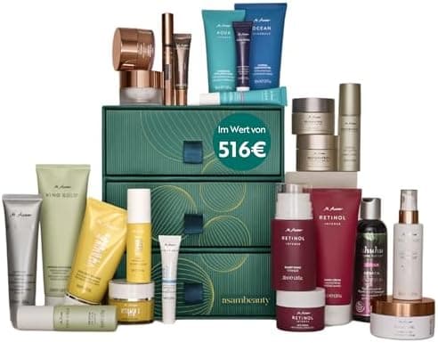 M. Asam Adventskalender 2025 - Make-up Adventskalender für Beauty-Liebhaber im Wert von 225 €, 24 Beauty-Überraschungen,