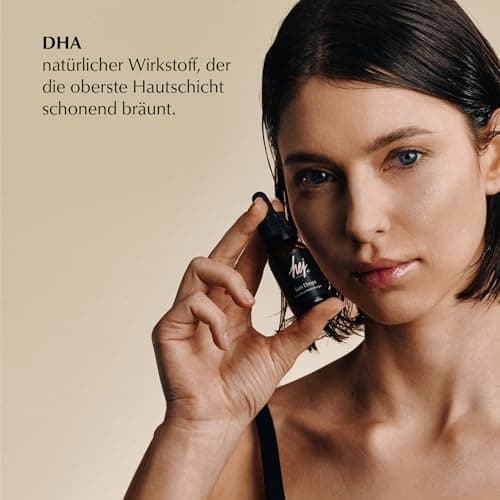 HEJ ORGANIC Sun Drops (15 ml) sanfter Selbstbräuner mit DHA & Aloe Vera für Veganer, Anpassbare Bräunung & Streifenfreie