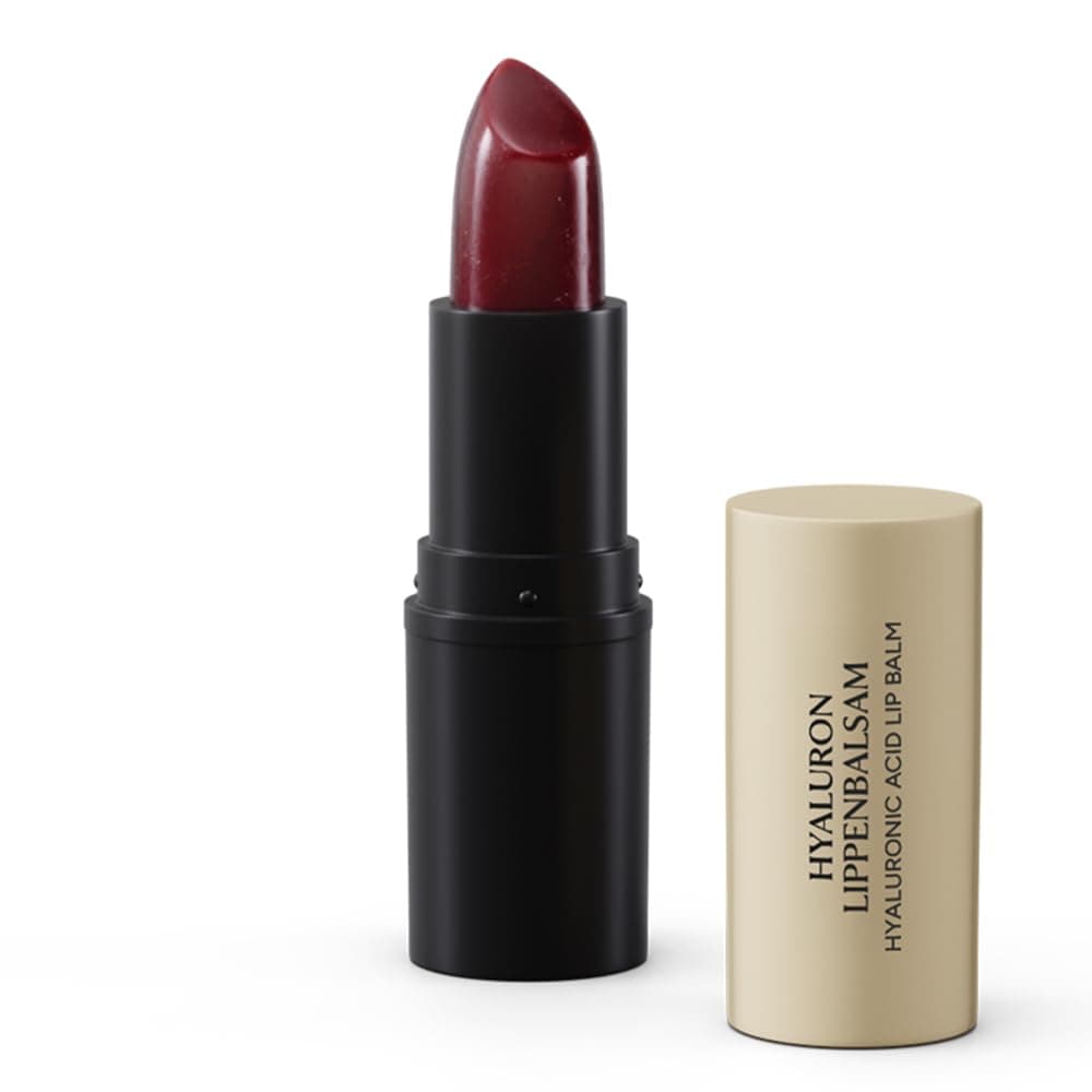 JUNGLÜCK Hyaluron Lippenbalsam Beere - Vegan | Dezent vanillegeruch, geschmeidig weiche Lippen | BIO Aloe Vera für langa