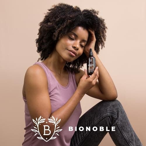BIONOBLE Jojobaöl Bio Kaltgepresst für Sehnenpflege und Pickelregulation - Haare, Gesicht, Körper, Nägel - Hexanfrei, V