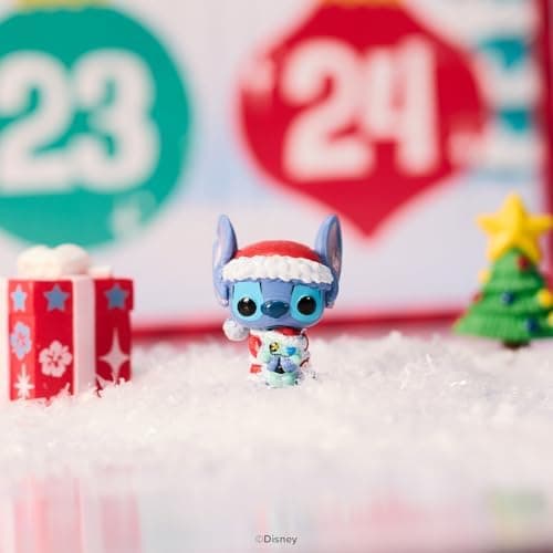 Funko Bitty Pop! Countdown Calendar: Stitch Holiday - Lilo and Stitch - 24 Tage der Überraschung - Sammeln - Geschenkide
