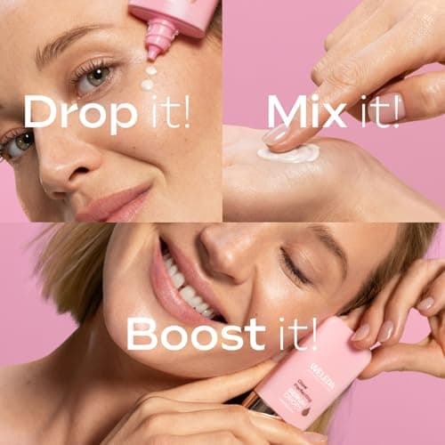 WELEDA Bio Sunkissed Bronzing Serum Drops naturkosmétique Feuchtigkeitsbooster Drops mit Yuzu - Vegan, 30ml für glatte,