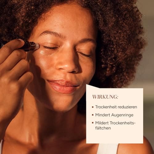 JUNGLÜCK Hyaluron Augengel Roll-On für Anti-Aging - Veganihaftung, Anti-Falten, Augenringe
| JUNGLÜCK Hyaluron Augengel