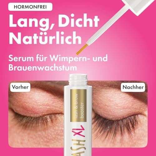 Wimpernwachstumsserum für längere dicke vollere Wimpern - natürliches Serum - 3 ml - Augenbrauenförderung