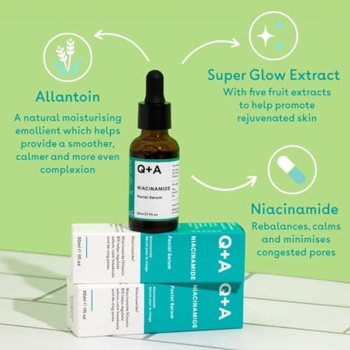 Azelainsäure-Serum Q+A mit porenminimierendem Zink-PCA & Antioxidantien für frische und glatte Haut (30ml)  
Azelainsäur