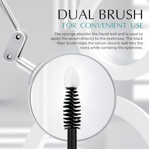 Natürliches Hormonfreies Wimpernserum Lash Serum 5ML für Längere Wimpern und Schnelleres Wachstum Vegan