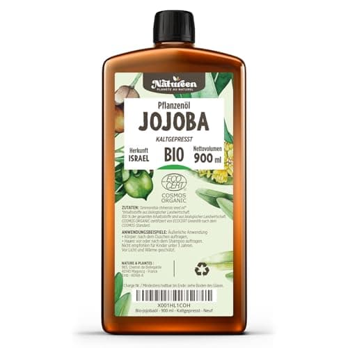 Jojobaöl Bio - Rein, Natürlich & Kaltgepresst, Vegani für Haare und Nägel