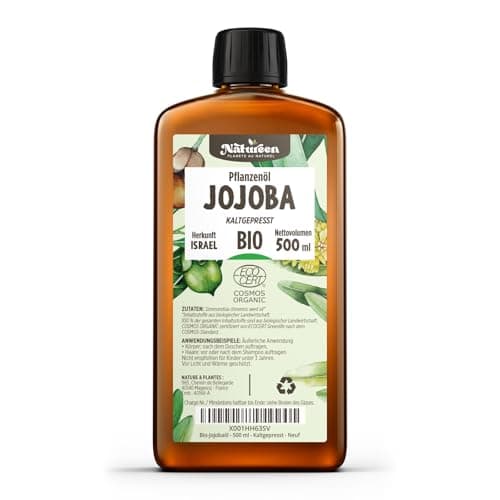Jojobaöl Bio - Rein, Natürlich & Kaltgepresst, Vegani für Haare und Nägel
