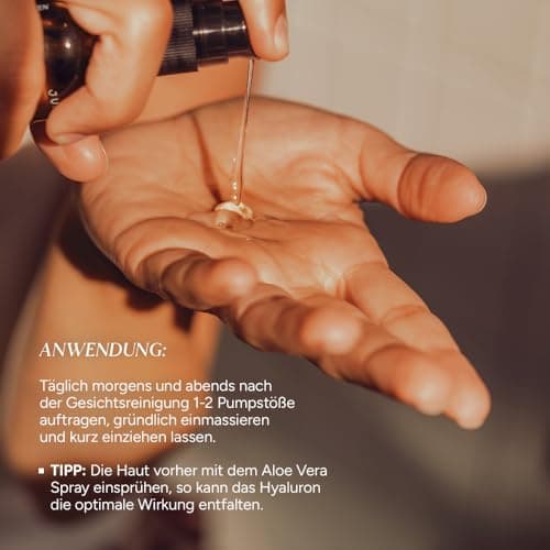 JUNGLÜCK Hyaluron Serum Hochdosiert für Altbewohner - Anti Aging Serum zur Verringerung von Trockenheitsfältchen
| JUNG
