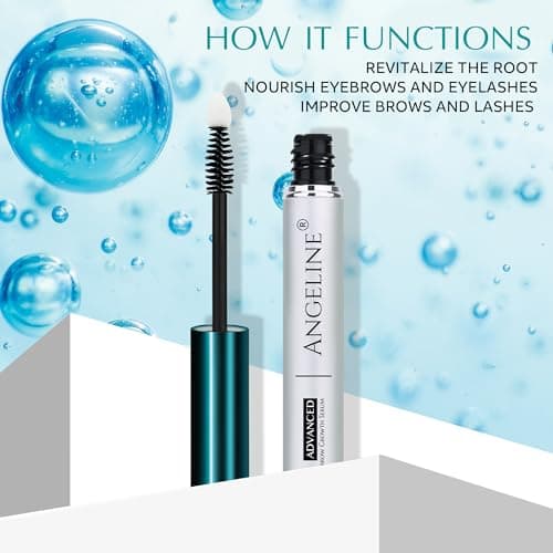 Natürliches Hormonfreies Wimpernserum Lash Serum 5ML für Längere Wimpern und Schnelleres Wachstum Vegan
