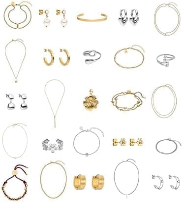 PURELEI® Bicolor Schmuck Adventskalender 2025 – 25 exklusive Schmuckstücke – Frauen Adventskalender nachhaltig und wiede