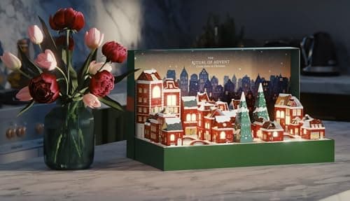 JUNG Adventskalender 2025 DE-LUXE, Kosmetik Kalender für Frauen & Mädchen, 24 Geschenke, Pflegeweihnachtskalender