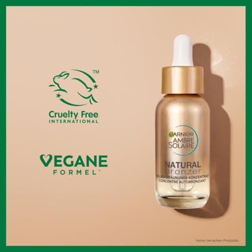 Garnier Selbstbräunungs-Konzentrat Serum 30 ml für natürlichen Teint
| Ambre Solaire Natural Bronzer 30 ml gleichmäßige