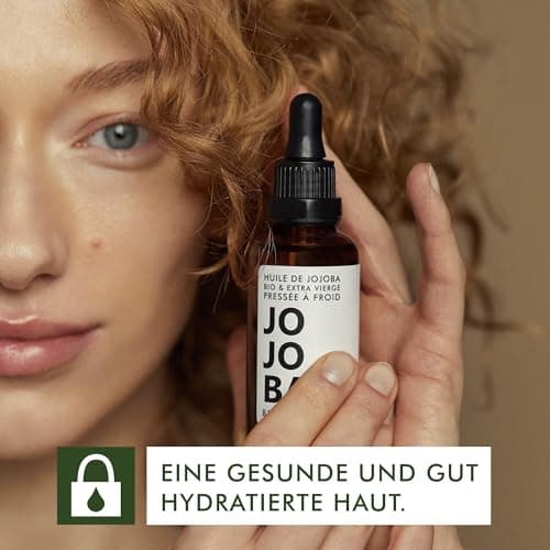 Jojobaöl BIO | 100% rein, natürlich und kaltgepresst | Pflege für Gesicht, Haare & Bart | 50 ml | Vegan & Cruelty Free |