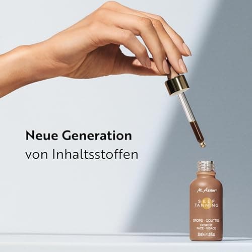M. Asam SUN Self Tanning Drops 30 ml - Flüssiges Selbstbräuner-Konzentrat für individuelle Intensität & streifenfreies E