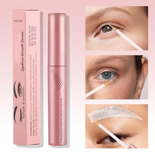 Naturliches Wimpernserum für schnelles Wachstum - Stärkt & Pflegt Wimpern - Für längere, vollere Wimpern - 02 4ml