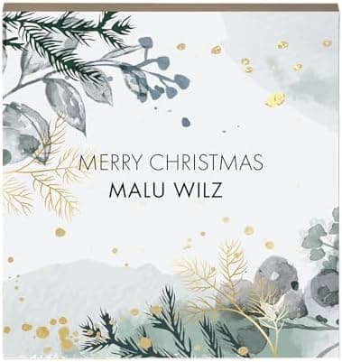 Malu Wilz Beauty Adventskalender für Pflege- und Kosmetikliebhaber mit 21 Ampullen & Mascara (Modell 2025)
