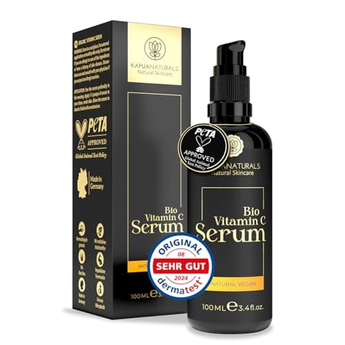 Bio Niacinamide Serum Hochdosiert für reife Haut 100ml • 10% Niacinamide + 1% Zink • Verkleinert Poren & verringert Flec