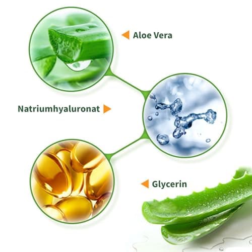 Natürliche Aloe Vera Feuchtigkeitscreme 99% Organisch Für Gesicht Und Körper - After Sun Pflege & Trockenheitsprobleme