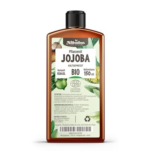 Jojobaöl Bio - Rein, Natürlich & Kaltgepresst, Vegani für Haare und Nägel
