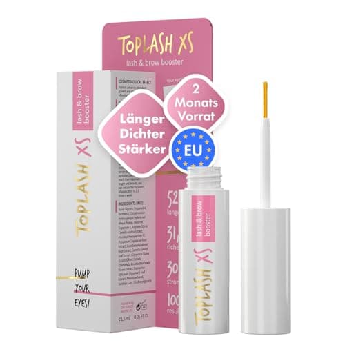 Wimpernwachstumsserum für längere dicke vollere Wimpern - natürliches Serum - 3 ml - Augenbrauenförderung