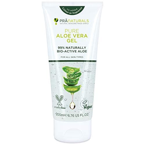 PraNaturals Aloe Vera Gel 200ml, natürliche Beruhigungs- und Nahrungs-Eigenschaften für das gesamte Familienmitglied wäh