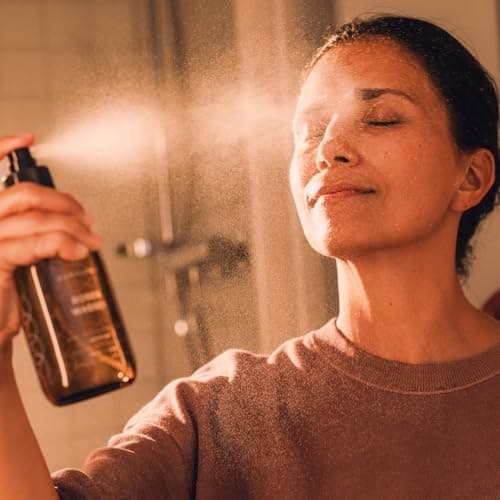 JUNGLÜCK 100% BIO Rosenwasser Spray für Gesicht und Körper - Vegan - 250ml | Rein natürliches Gesichtswasser klärt poren
