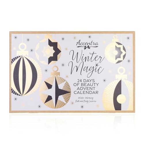 Accentra – Adventskalender Beauty WINTER MAGIC für Frauen mit 24 Wellness & Körperpflege Produkten – 3D Weihnachtskalend