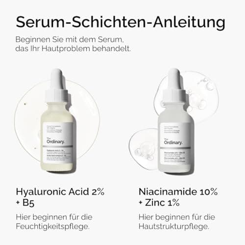 THE ORDINARY Niacinamid 10% + Zink 1% - Erfolgreiches Reinigungs- und Sommerspfefullyon Produkt für Misshalt und Überpr