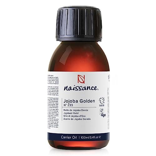 Naissance Jojobaöl Gold - Für Haare und Haut - Kaltgepresst - 450ml - Massage und Kosmetik - Compact by Design