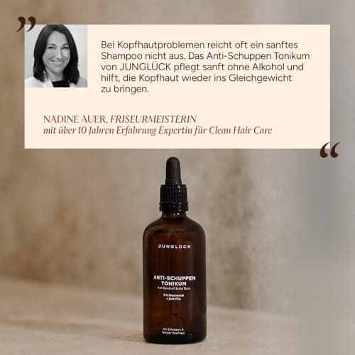 JUNGLÜCK Volumen Shampoo 250ml - Vegan, ohne Sulfate & Silikone - Reinigt und kräftigt die Haarstruktur - BIO Birkenwass