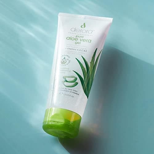 Derora Aloe Vera Gel | 100% Reine, Organische Aloe-Inhaltsstoffe zur Hautheilung | Tierversuchsfrei & Vegan, 500 ml