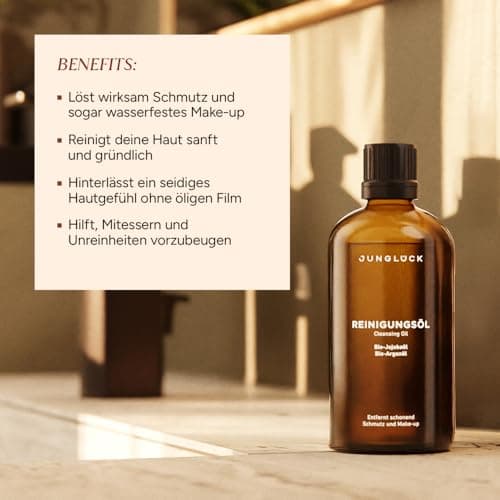 JUNGLÜCK Reinigungsöl Gesicht Vegan Naturally Cleansing Oil BIOMade in Germany  
| JUNGLÜCK Reinigungsöl Gesicht Vegan