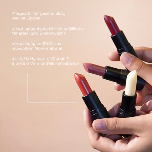 JUNGLÜCK Transparenter Hyaluron Lippenbalsam - Vegan und getönt mit dezentem Vanilleduft
| JUNGLÜCK Hyaluron Lippenbals